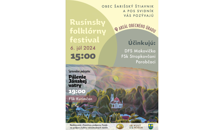 Rusínsky folklórny festival Šarišský Štiavnik